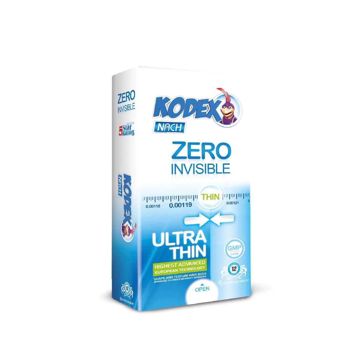  کاندوم کدکس مدل Zero Invisible 